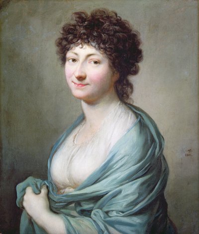 The Daughter: Portrait of Caroline Susanne Graff (b.1781), 1801 by Anton Graff